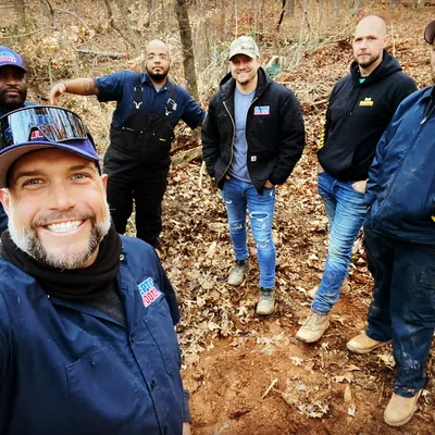 Full crew on site