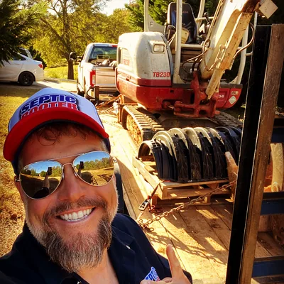 Rob selfie in the trench