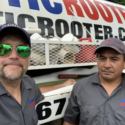 Team by the truck